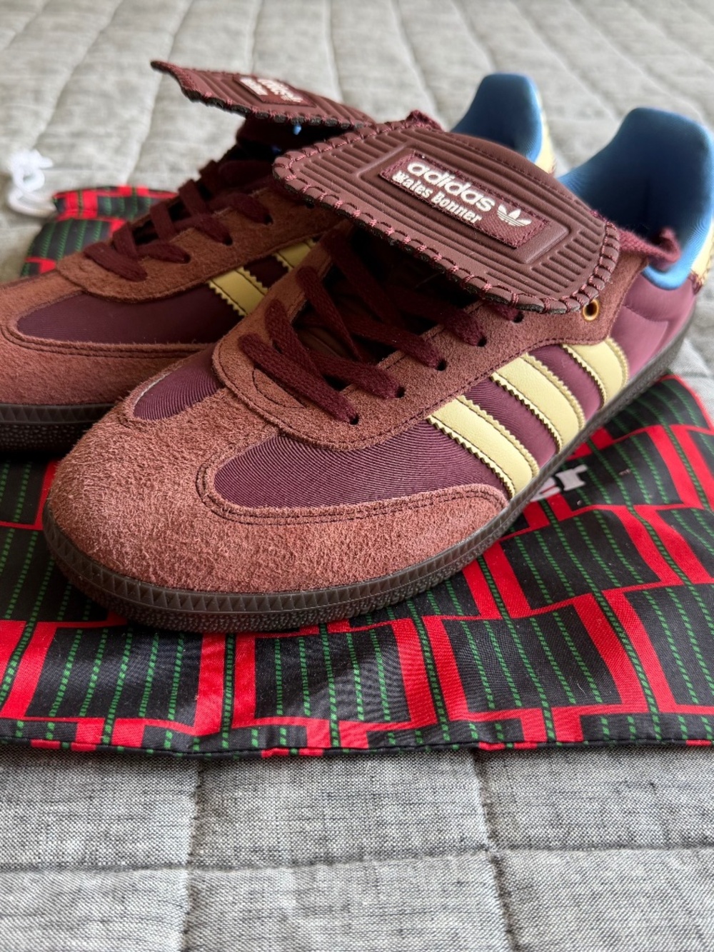 Wales Bonner x Adidas Samba Collab 'Fox Brown' IE0579 - Men's 10.5